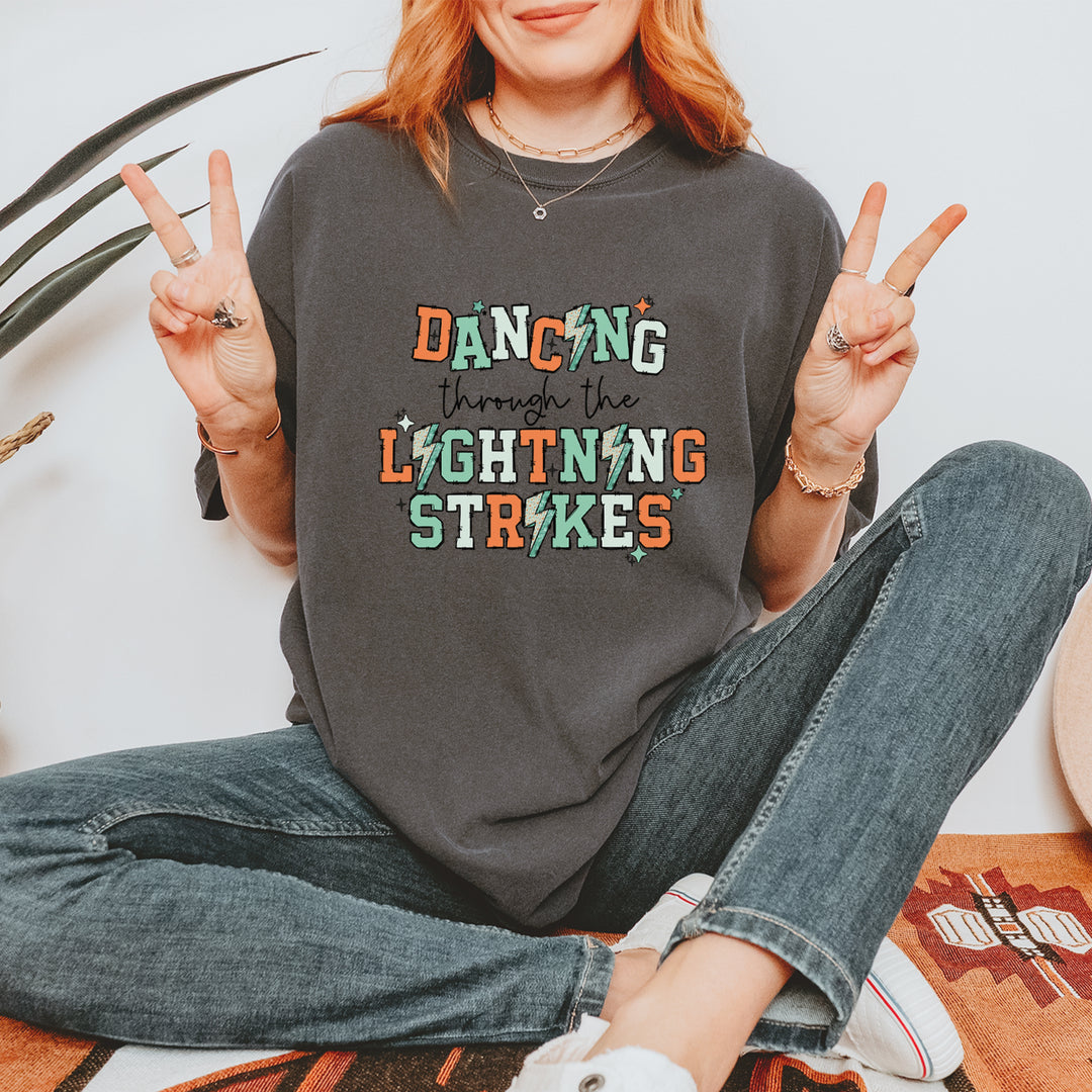 Dancing Through The Lightning Strikes Vintage Soft Unisex T-shirt 