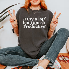I Cry A Lot But I am So Productive TTPD Youth T-shirt 