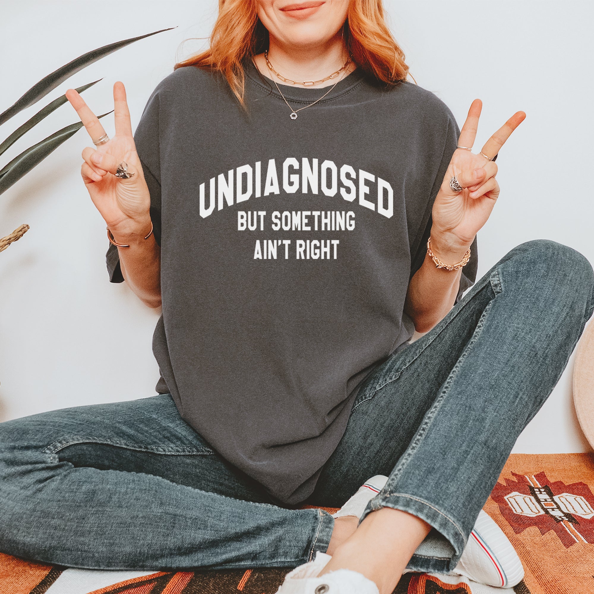 Undiagnosed But Something Ain't Right Vintage Soft Unisex T-shirt 