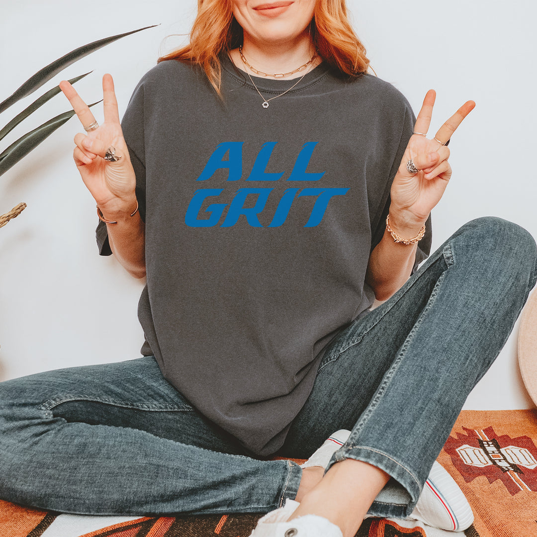 All Grit Detroit Football Vintage Soft Unisex T-shirt 