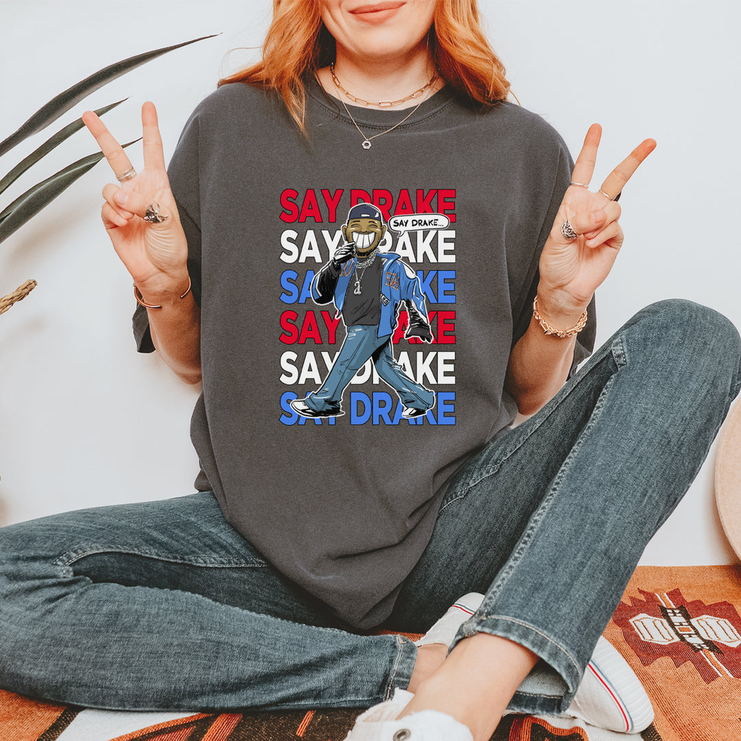 Say Drake Smiling Meme Mustard Vintage Soft Unisex T-shirt 
