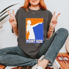 Point God Cunningham Basketball Pointing Meme  Vintage Soft Unisex T-shirt 