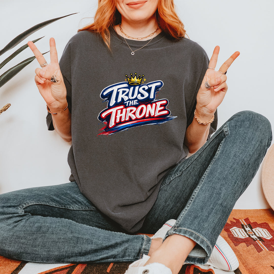 Trust The Throne Crown Philly Hoops Vintage Soft Unisex T-shirt 
