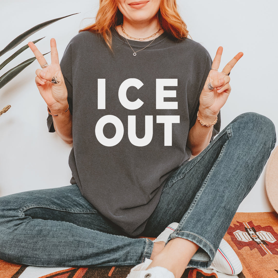 Ice Out Protest Vintage Soft Unisex T-shirt 