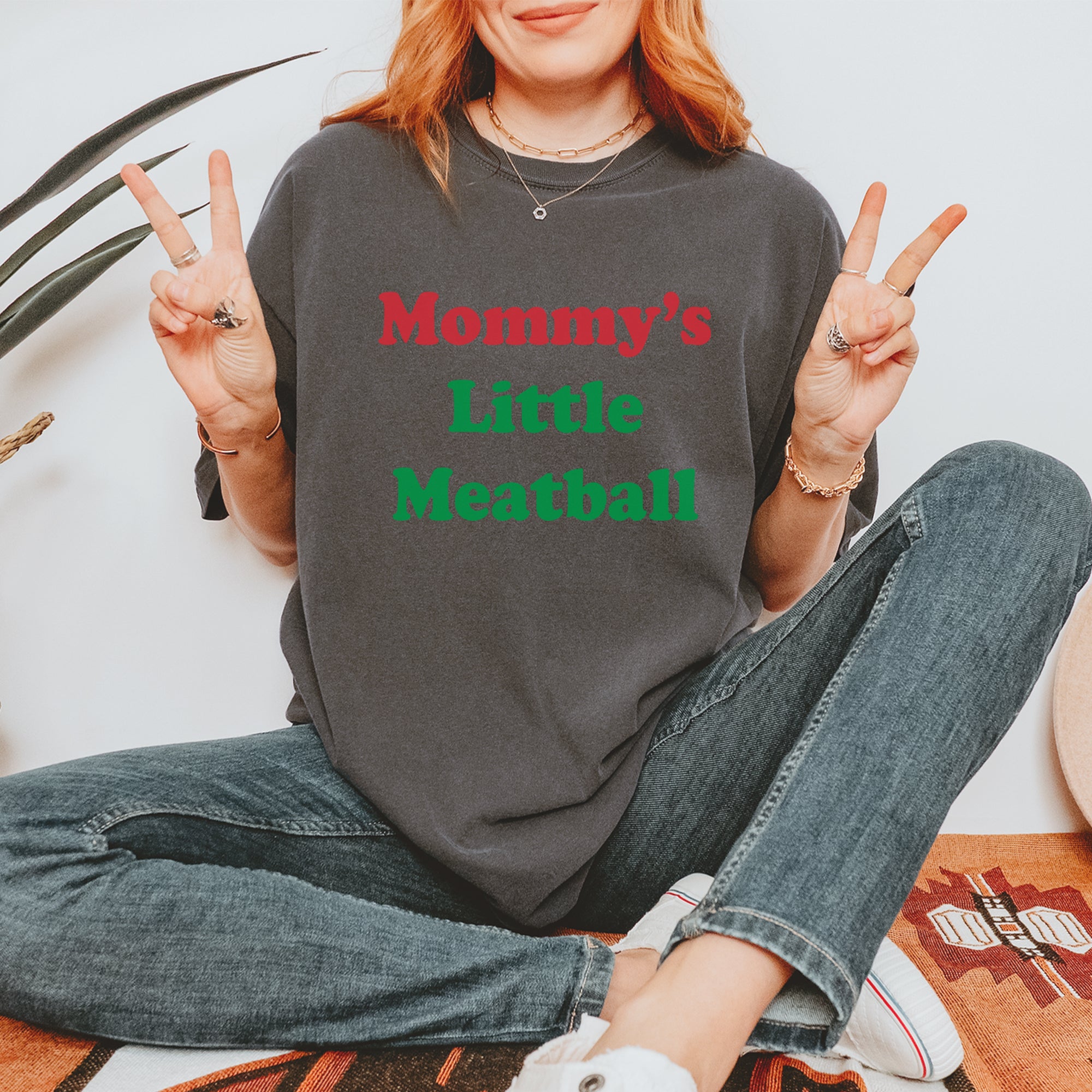 Mommy's Little Meatball Love Island Vintage Soft Unisex T-shirt 