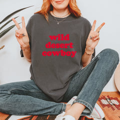Wild Desert Cowboy Country Vintage Soft Unisex T-shirt 