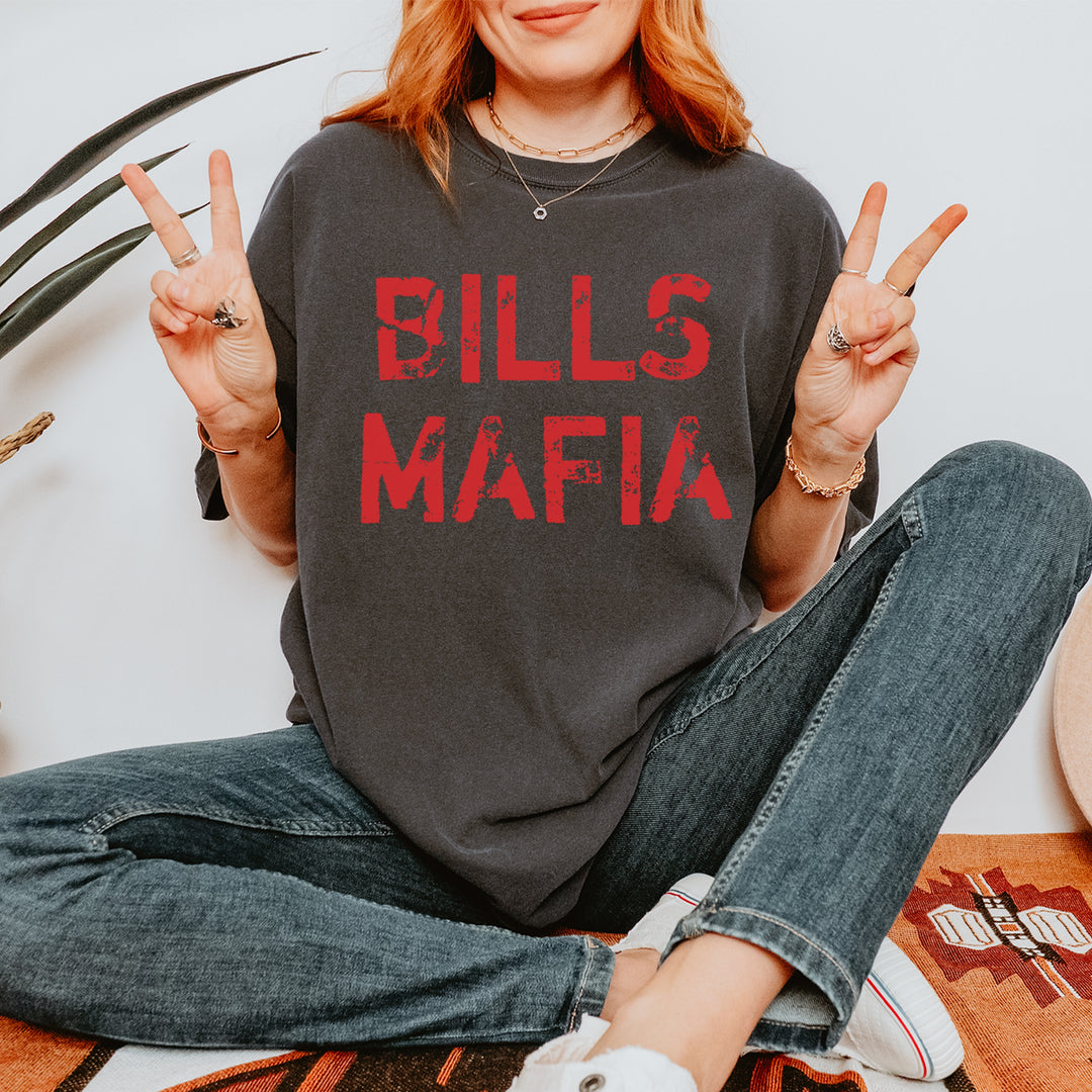 Distressed Bills Mafia Football Vintage Soft Unisex T-shirt 