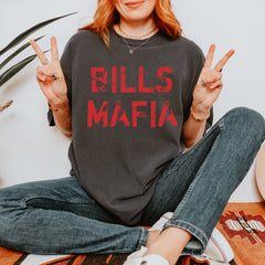 Distressed Bills Mafia Football Vintage Soft Unisex T-shirt 