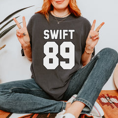 Swift 89 Birth Year Music Fan Era Poets Department Lover Vintage Soft Unisex T-shirt 