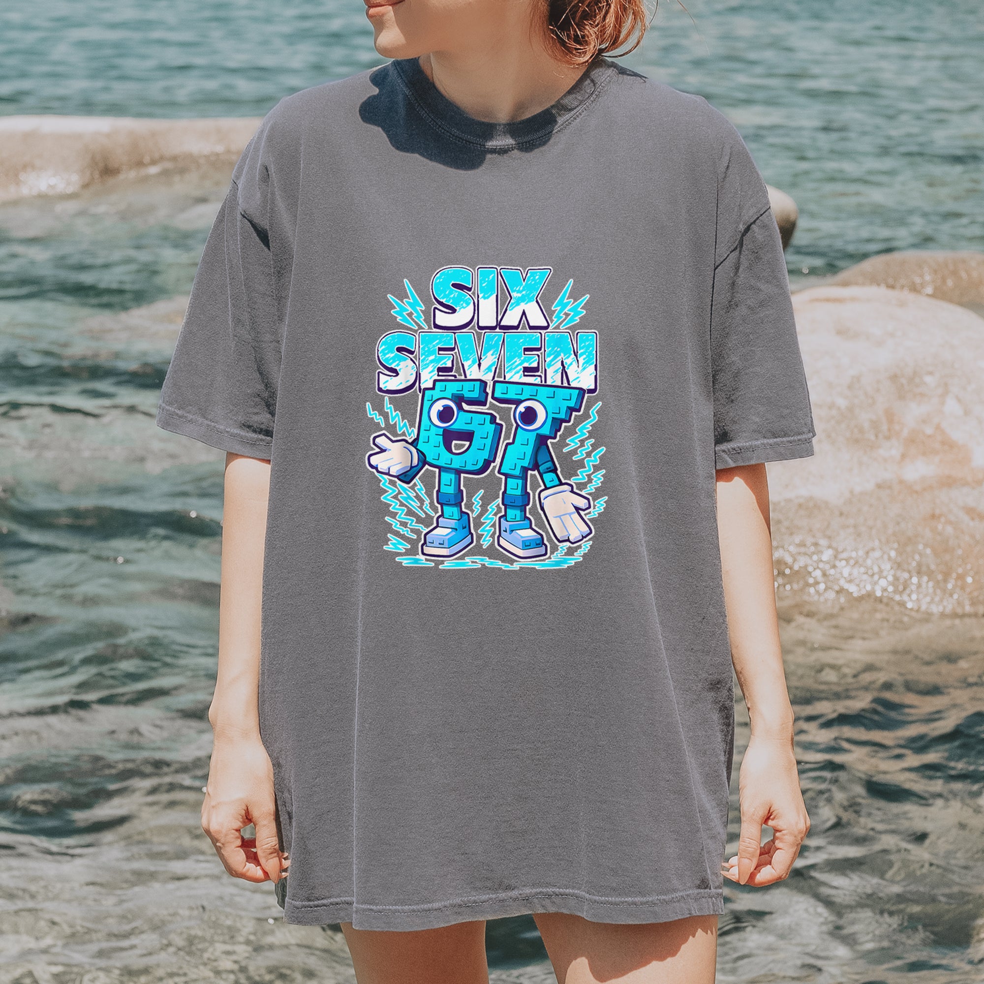 67 Brainrot Meme Slang Vintage Soft Unisex T-shirt 