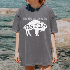 This Girl Has Ties To The Bills Mafia Youth T-shirt 