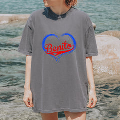 Benito Heart Puerto Rico Vintage Soft Unisex T-shirt 