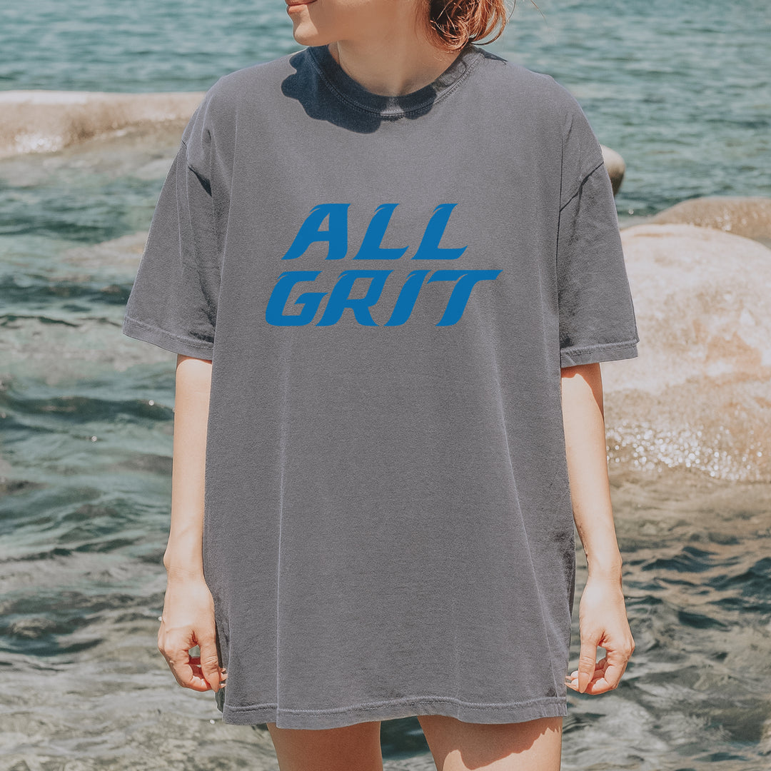 All Grit Detroit Football Vintage Soft Unisex T-shirt 