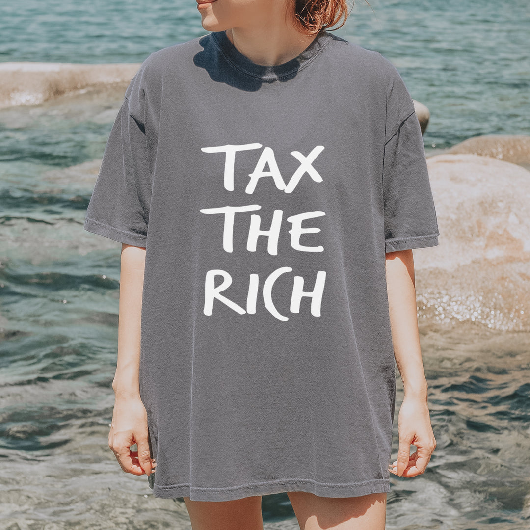 Tax the Rich Protest Wealth Inequality Vintage Soft Unisex T-shirt 