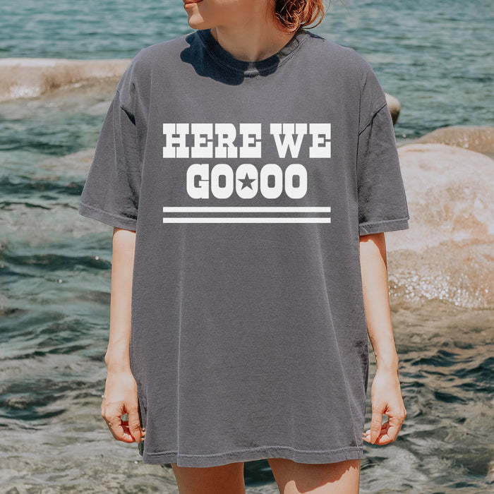 Here We Go Dem Boys Dallas Football Vintage Soft Unisex T-shirt