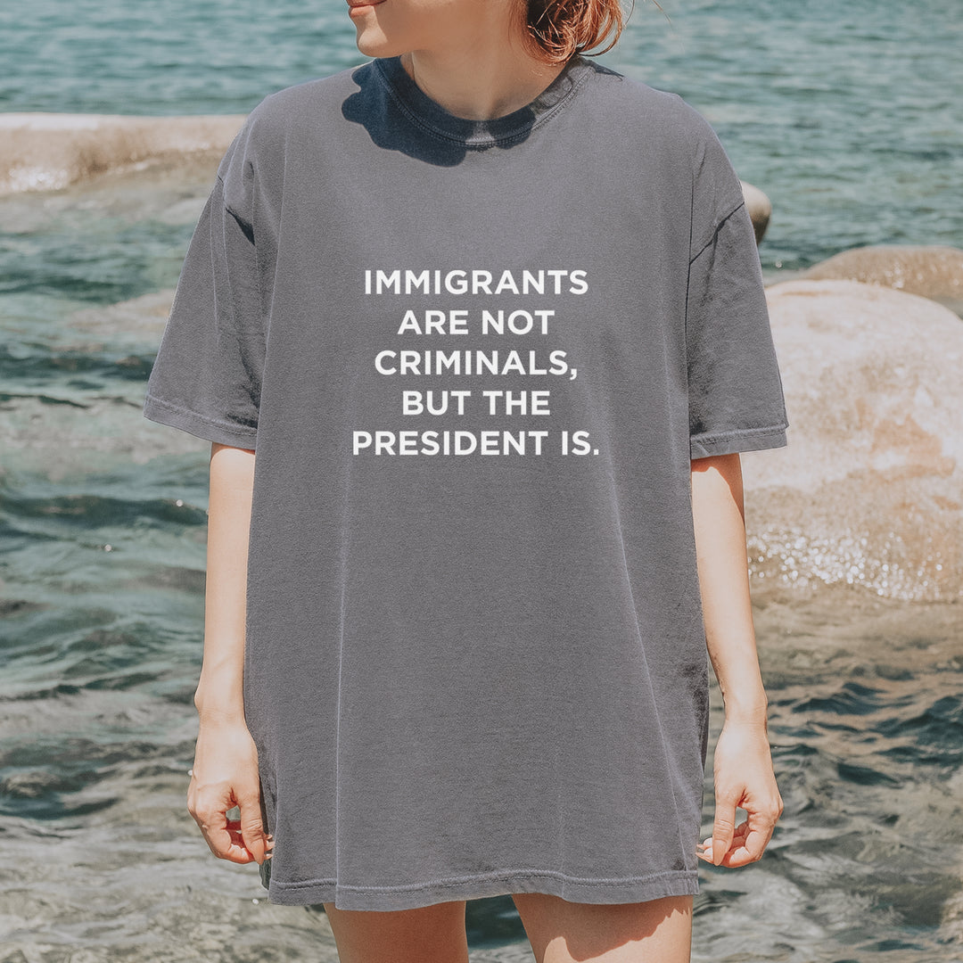 Immigrants Are Not Criminals Vintage Soft Unisex T-shirt 