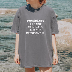 Immigrants Are Not Criminals Vintage Soft Unisex T-shirt 