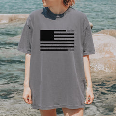 Redacted American Flag Vintage Soft Unisex T-shirt 