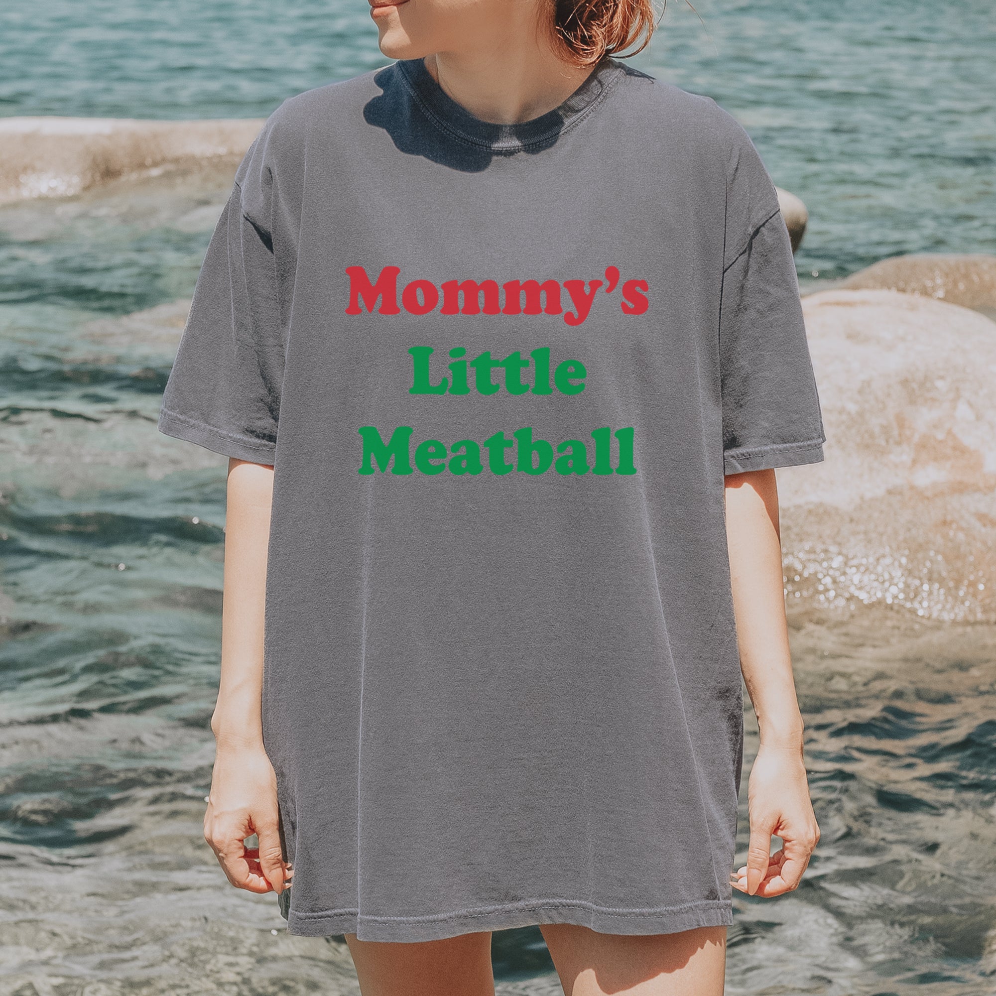 Mommy's Little Meatball Love Island Vintage Soft Unisex T-shirt 