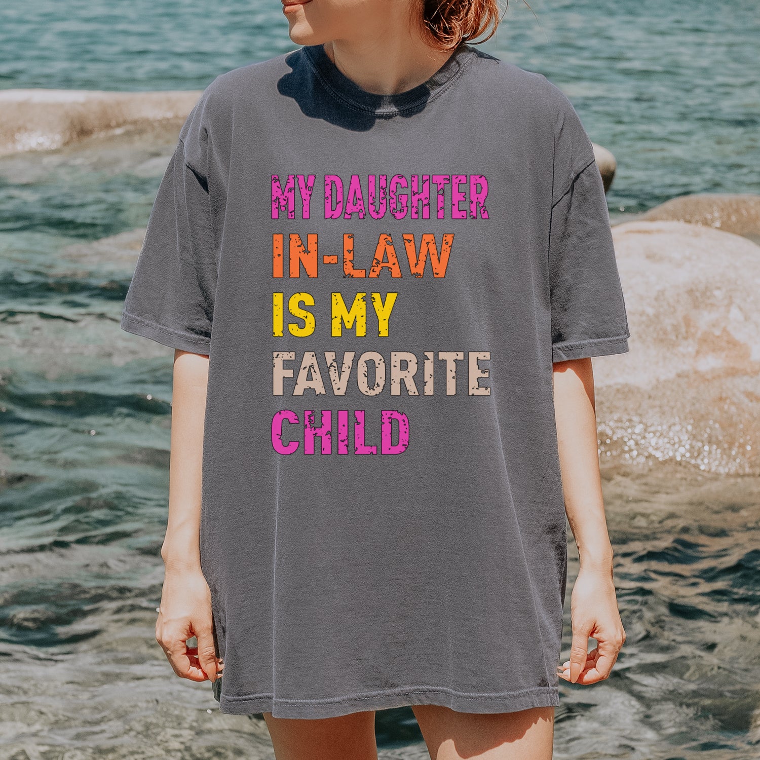 My Daughter In-Law Is My Favorite Child Meme Vintage Soft Unisex T-shirt 