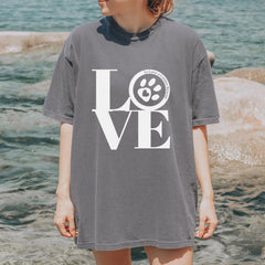 TLC LOVE Dog Rescue Vintage Soft Unisex T-shirt 