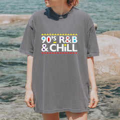 90s R&B and Chill Retro Throwback Vintage Soft Unisex T-shirt 