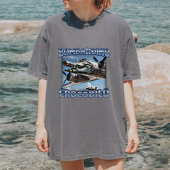 Bombardino Crocodilo Brainrot Vintage Soft Unisex T-shirt 
