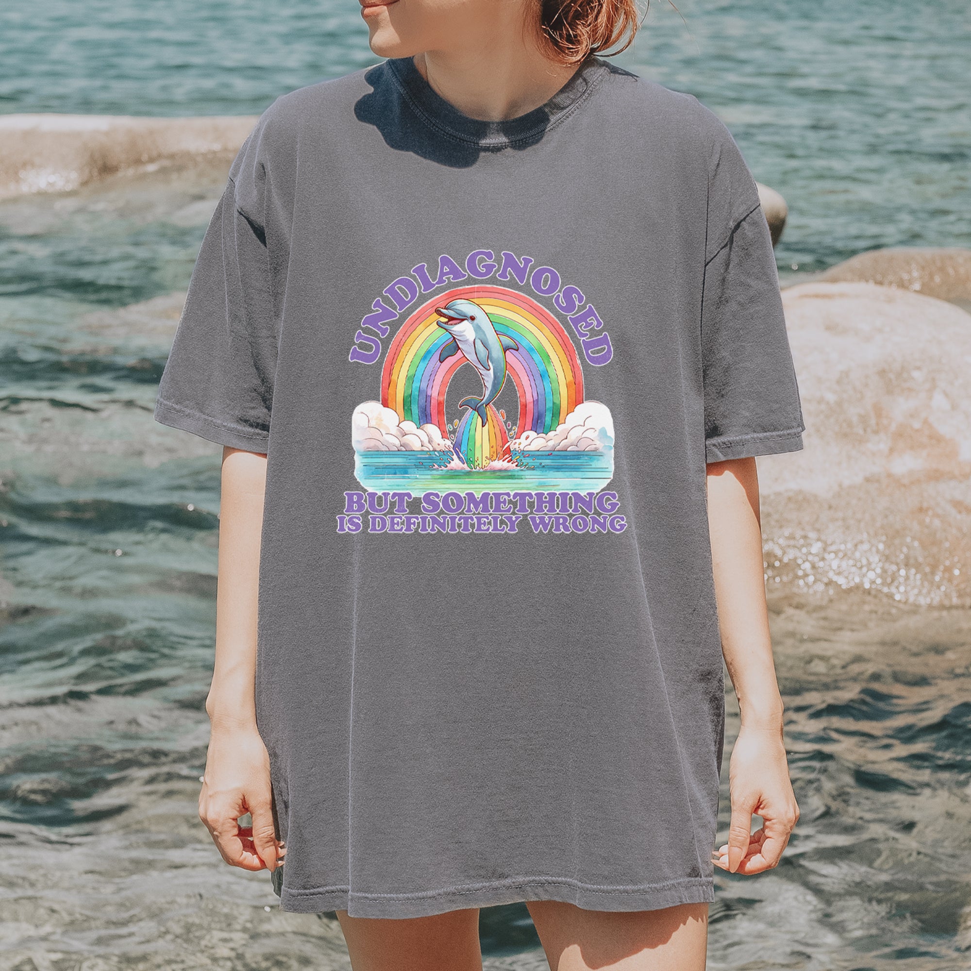 Undiagnosed But Something Is Definitely Wrong Vintage Soft Unisex T-shirt 