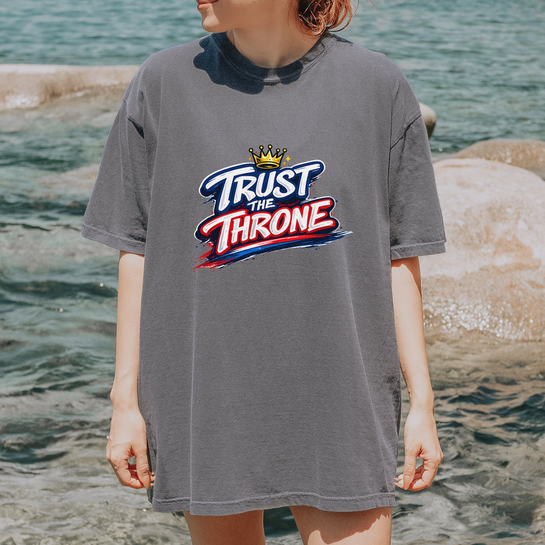 Trust The Throne Crown Philly Hoops Vintage Soft Unisex T-shirt 