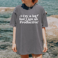 I Cry A Lot But I am So Productive TTPD Youth T-shirt 
