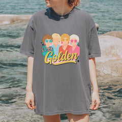 Stay Golden Girls Retro Vintage Soft Unisex T-shirt 
