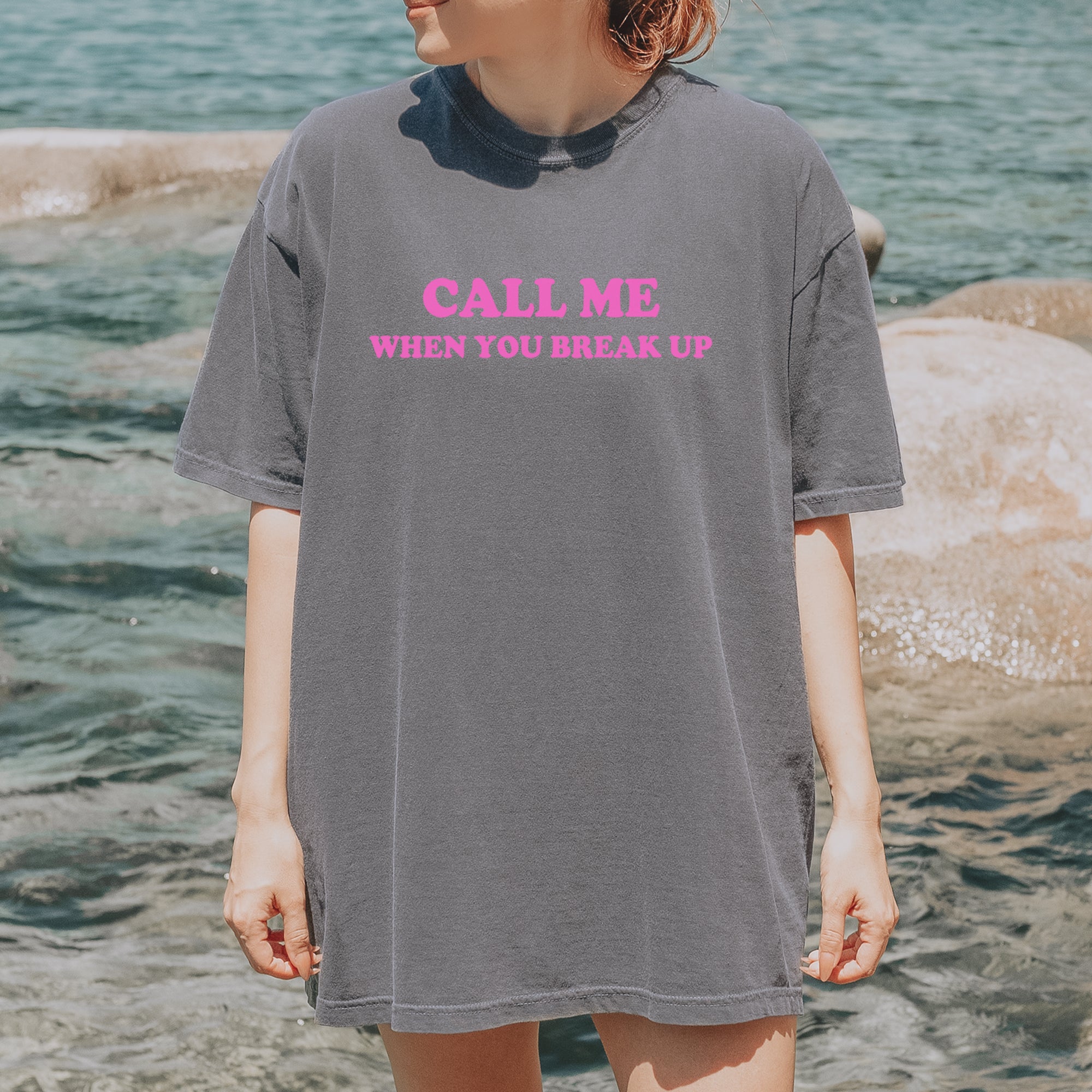 Call ME When You Break Up Vintage Soft Unisex T-shirt 