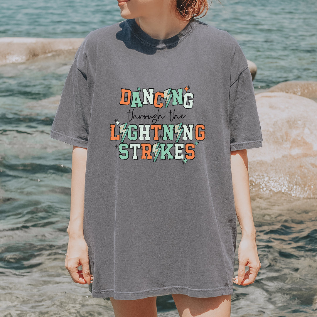 Dancing Through The Lightning Strikes Vintage Soft Unisex T-shirt 