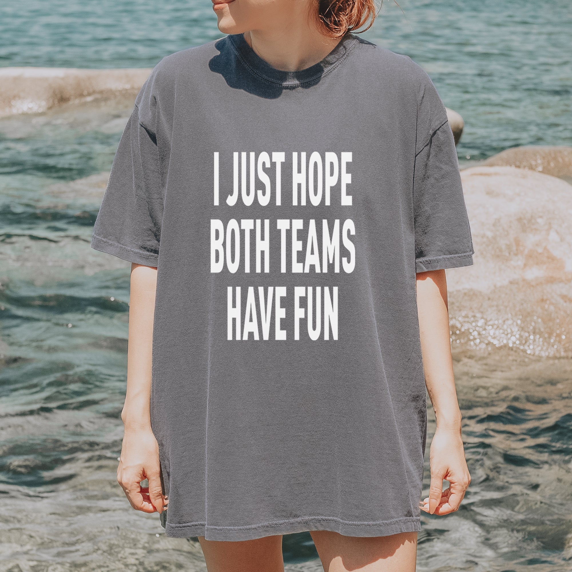 I Just Hope Both Teams Have Fun Sports Vintage Soft Unisex T-shirt 