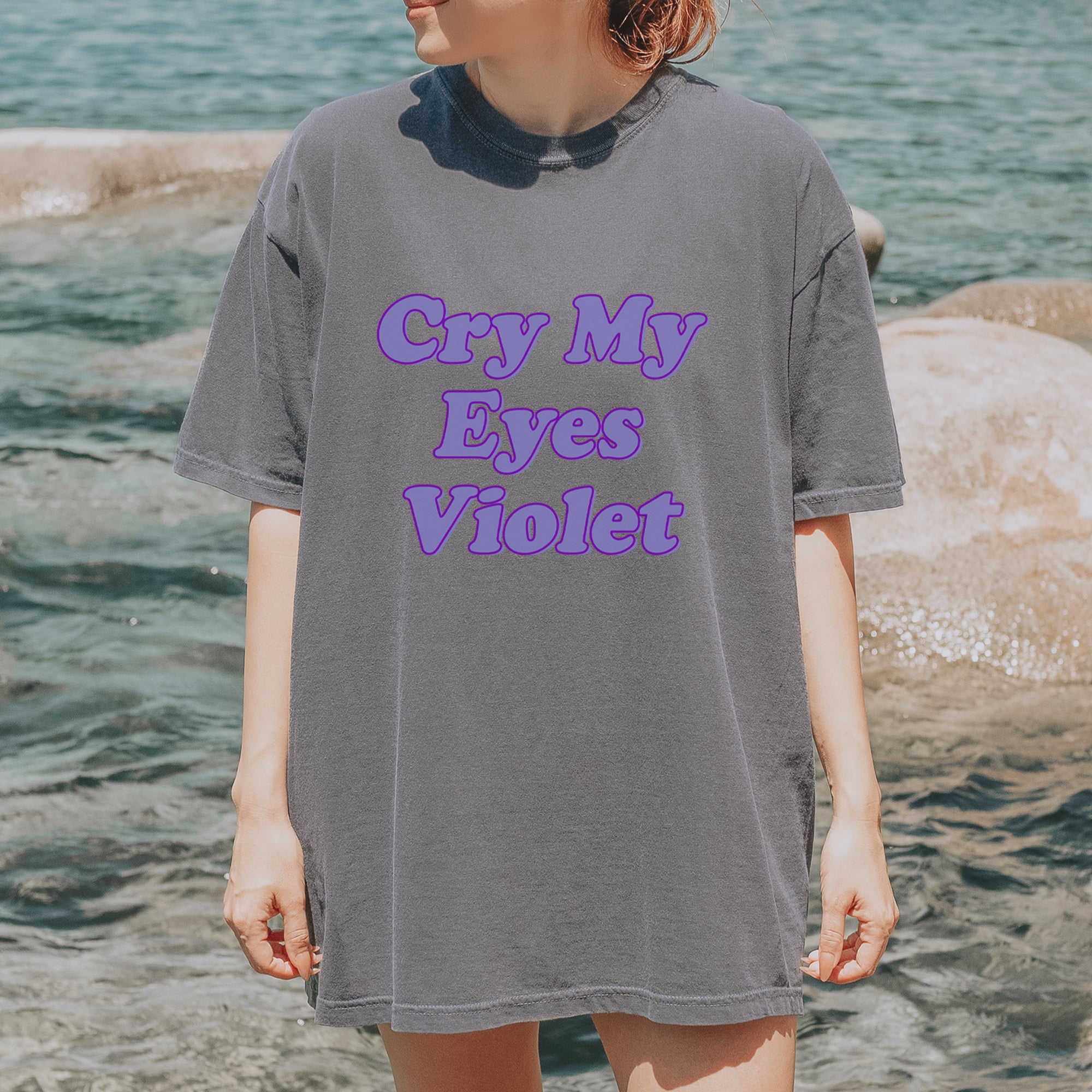 Cry My Eyes Violet Drama Queen Vintage Soft Unisex T-shirt 