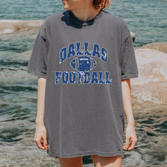 Dallas Distressed Football Vintage Soft Unisex T-shirt 