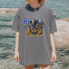Boots On Da Ground Folding Fan Vintage Soft Unisex T-shirt 