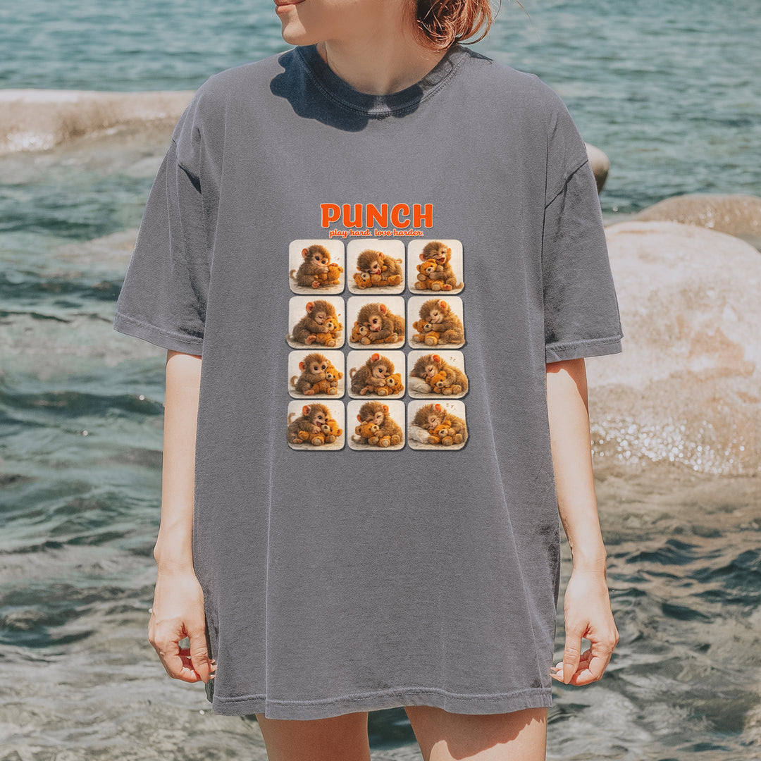 Punch Play Hard Love Harder Vintage Soft Unisex T-shirt 