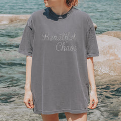 Beautiful Chaos Glitter Music Festival Vintage Soft Unisex T-shirt 