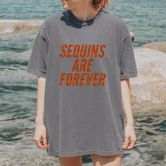 Sequins Are Forever Retro Glam Vintage Soft Unisex T-shirt 