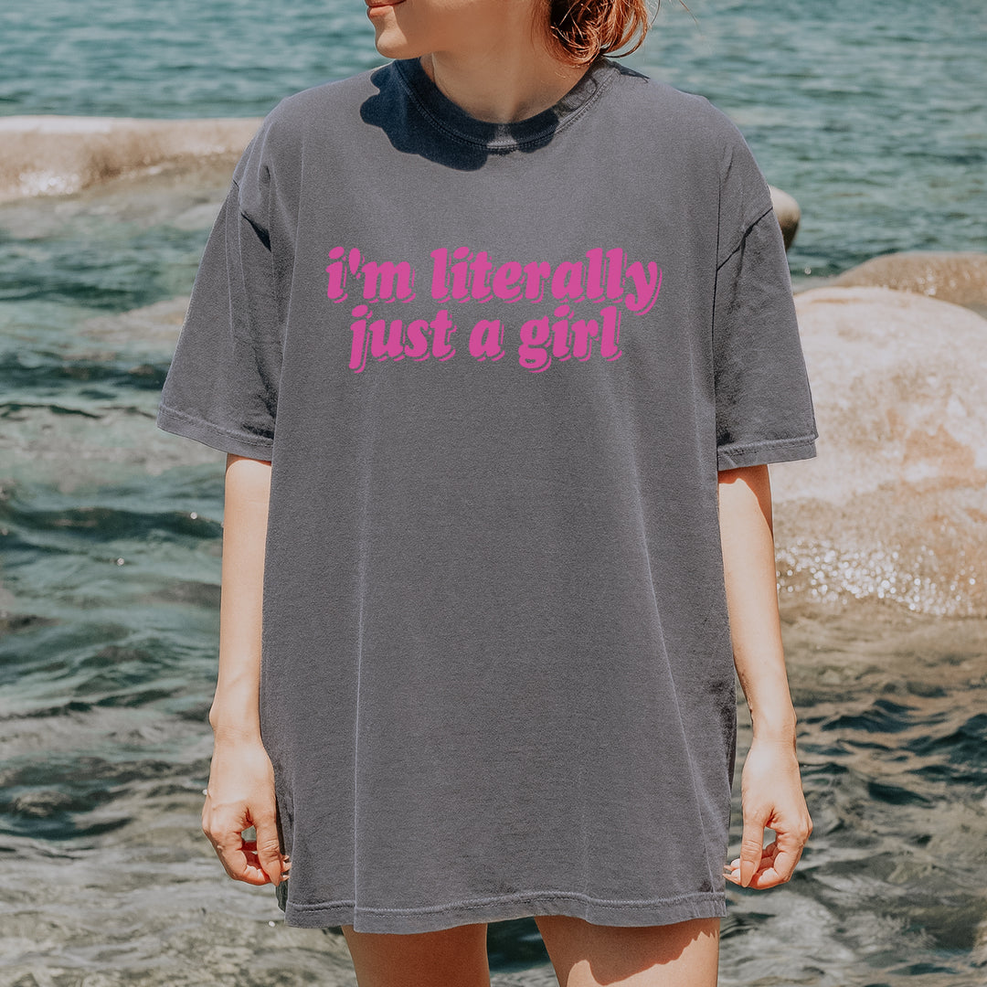 I'm Literally Just A Girl Vintage Soft Unisex T-shirt 