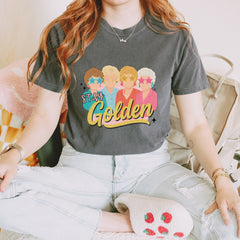 Stay Golden Girls Retro Vintage Soft Unisex T-shirt 