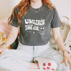 Unclench Your Jaw Festival Rave EDM Vintage Soft Unisex T-shirt