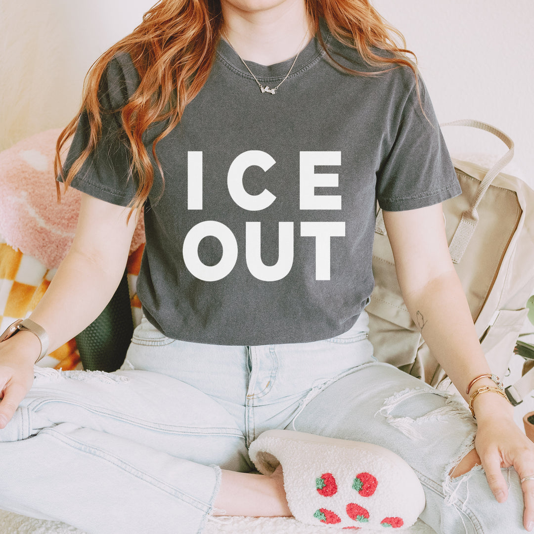 Ice Out Protest Vintage Soft Unisex T-shirt 