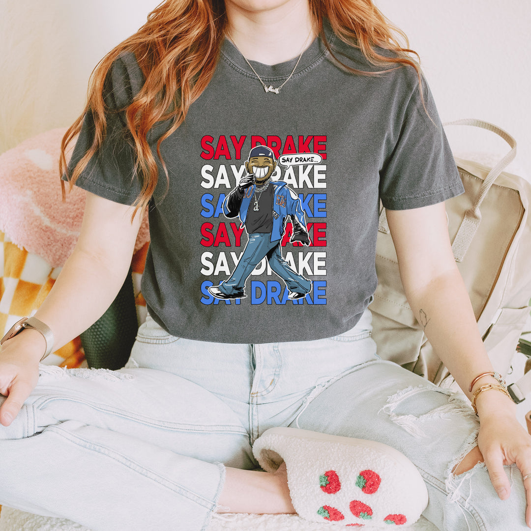Say Drake Smiling Meme Mustard Vintage Soft Unisex T-shirt 
