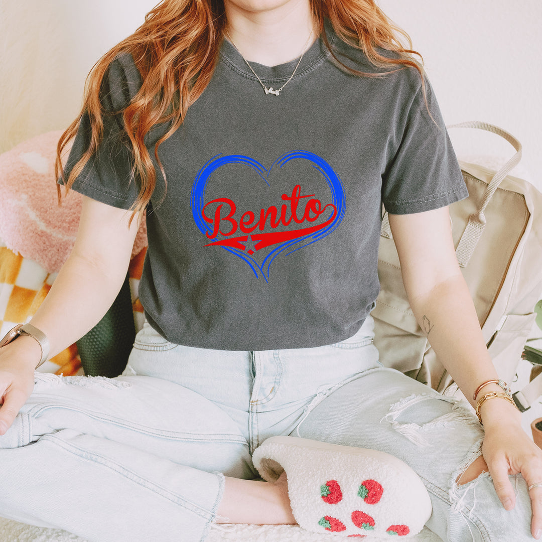 Benito Heart Puerto Rico Vintage Soft Unisex T-shirt 