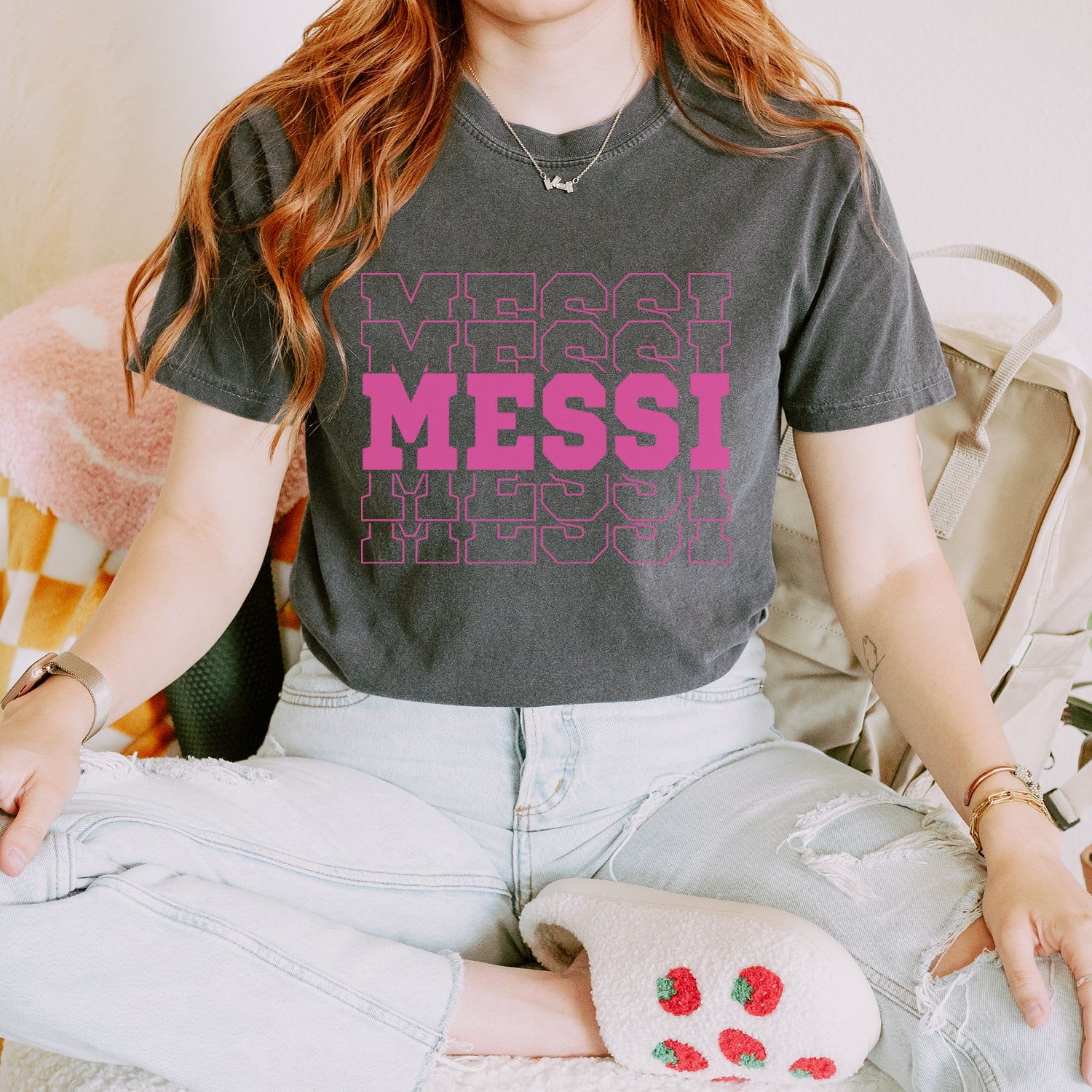 Messi Miami Futbol Vintage Soft Unisex T-shirt 