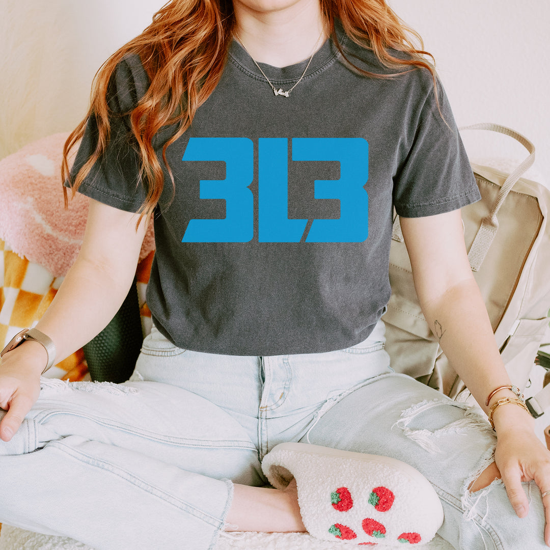 3L3 From The 313 Detroit Football Vintage Soft Unisex T-shirt 