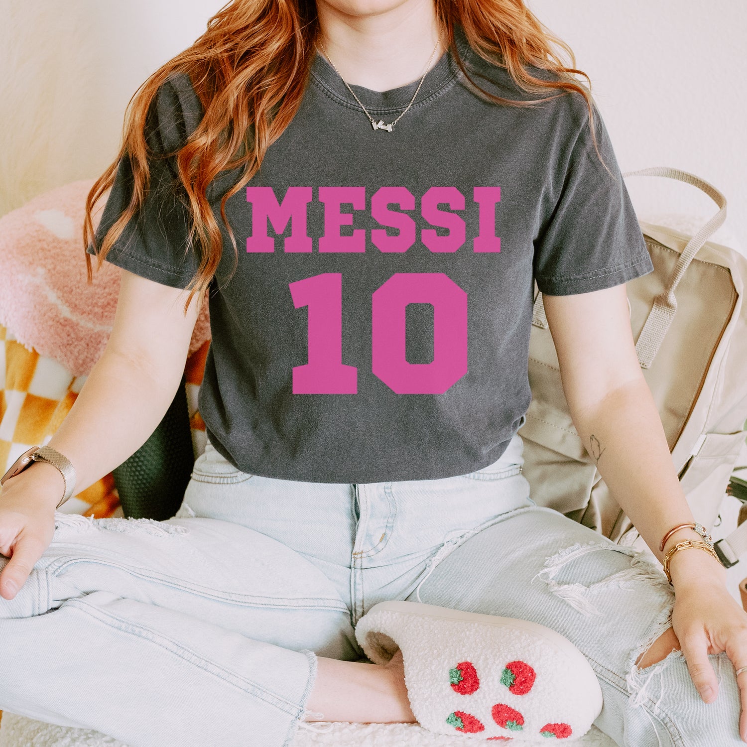 Messi World Soccer Futbol Messiami Vintage Soft Unisex T-shirt 