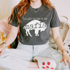 This Girl Has Ties To The Bills Mafia Youth T-shirt 